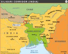 Siliguri Corridor Map