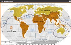 The Brandt Line Map Thumb