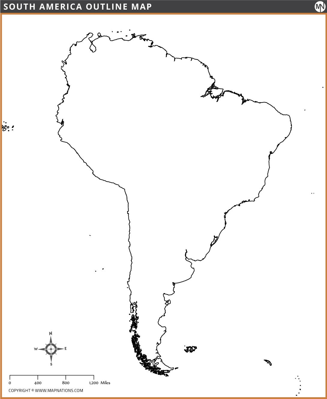south-america-outline-map
