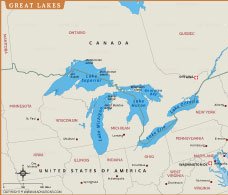 Great Lakes Map thumbnail