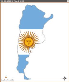 argentina-flag-map