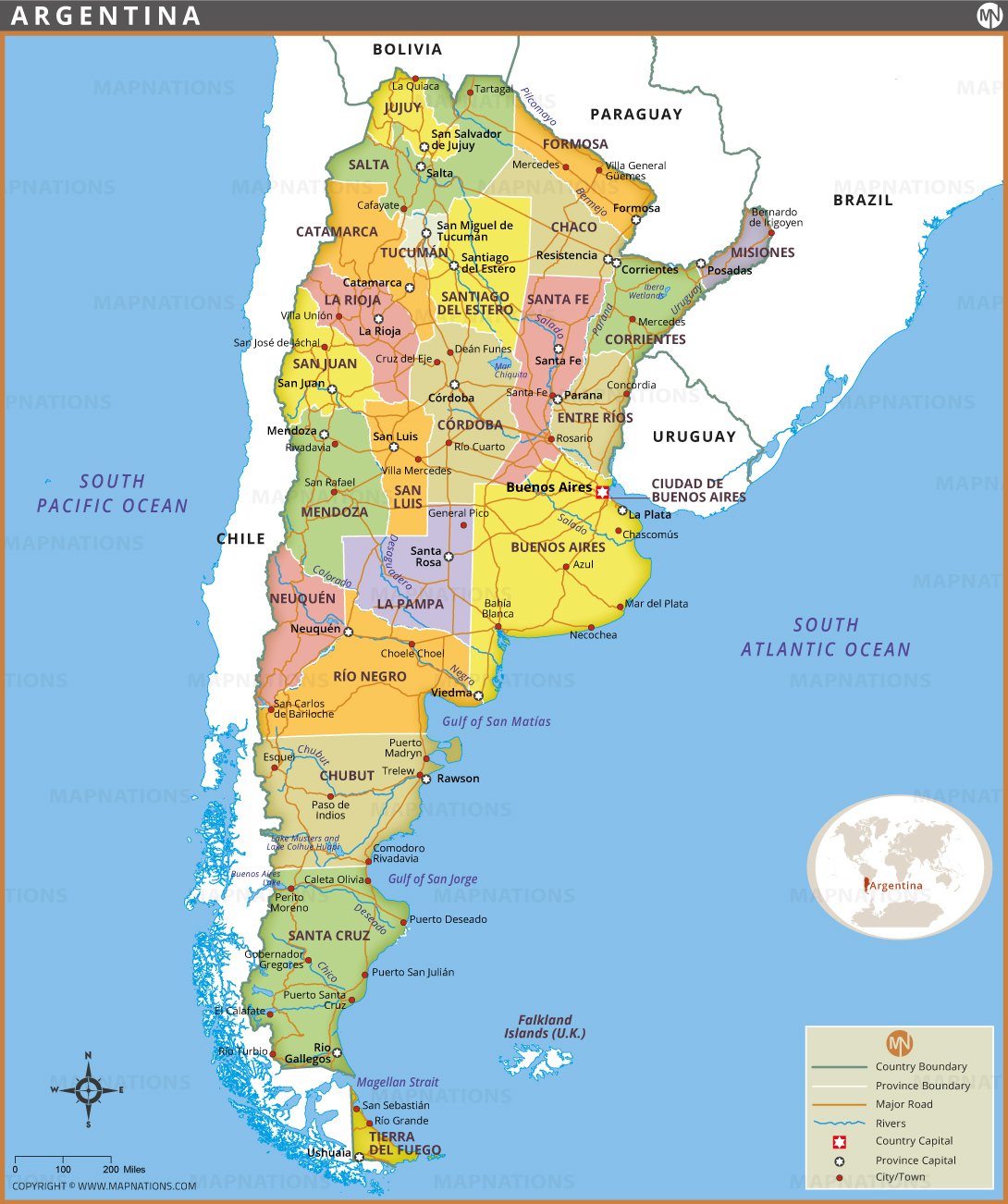 Argentina Map