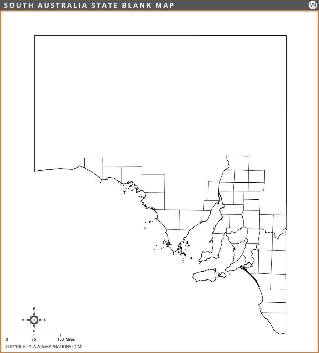 south-australia-blank-map