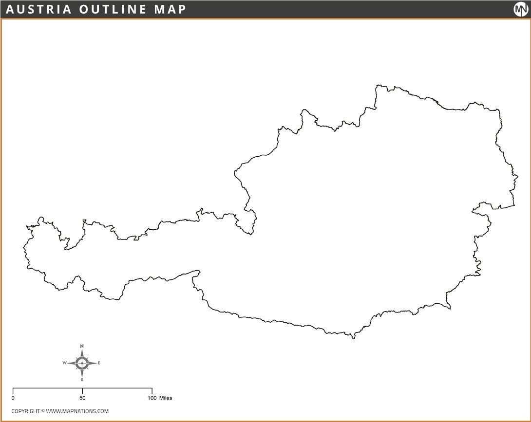 austria-outline-map