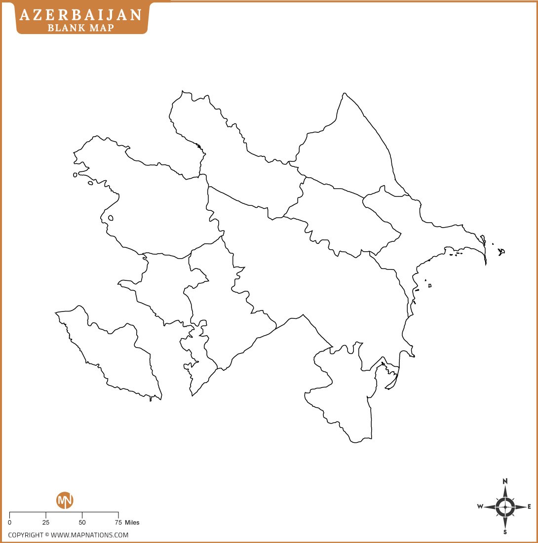 azerbaijan-blank-map