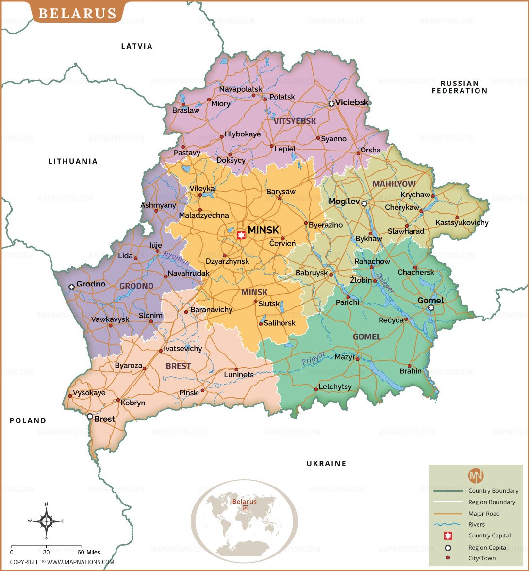 Belarus Map