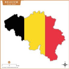 belgium-flag-map