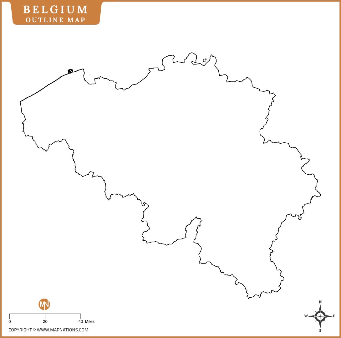 belgium-outline-map