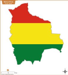 bolivia-flag-map