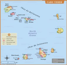 Map of cabo-verde