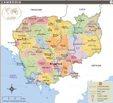 Map of Cambodia