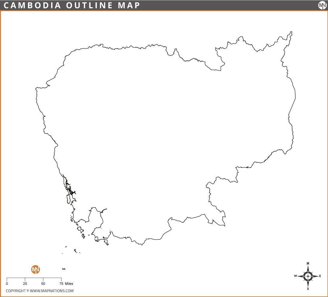 cambodia-outline-map
