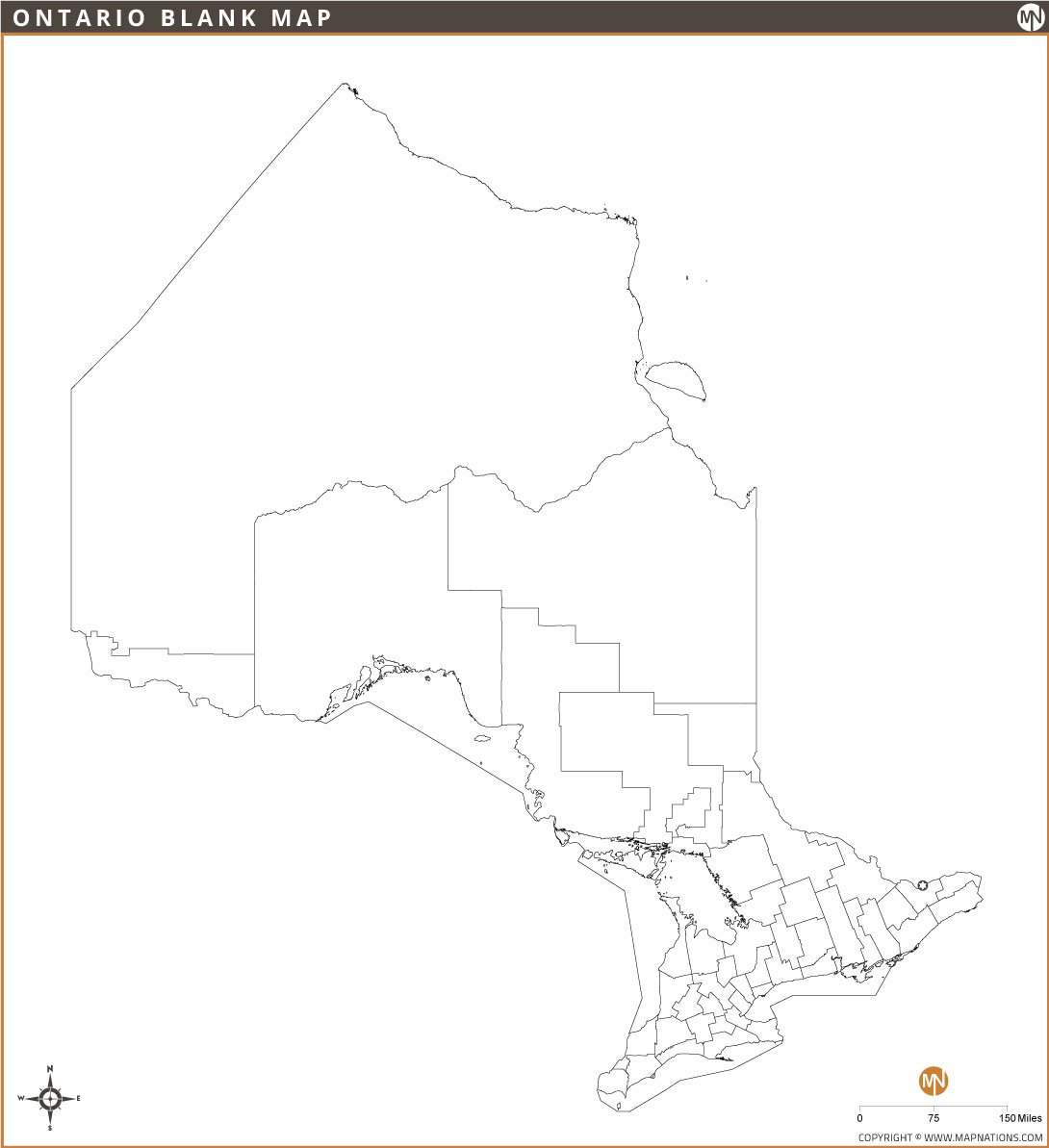 Ontario Blank Map ontario-blank-map