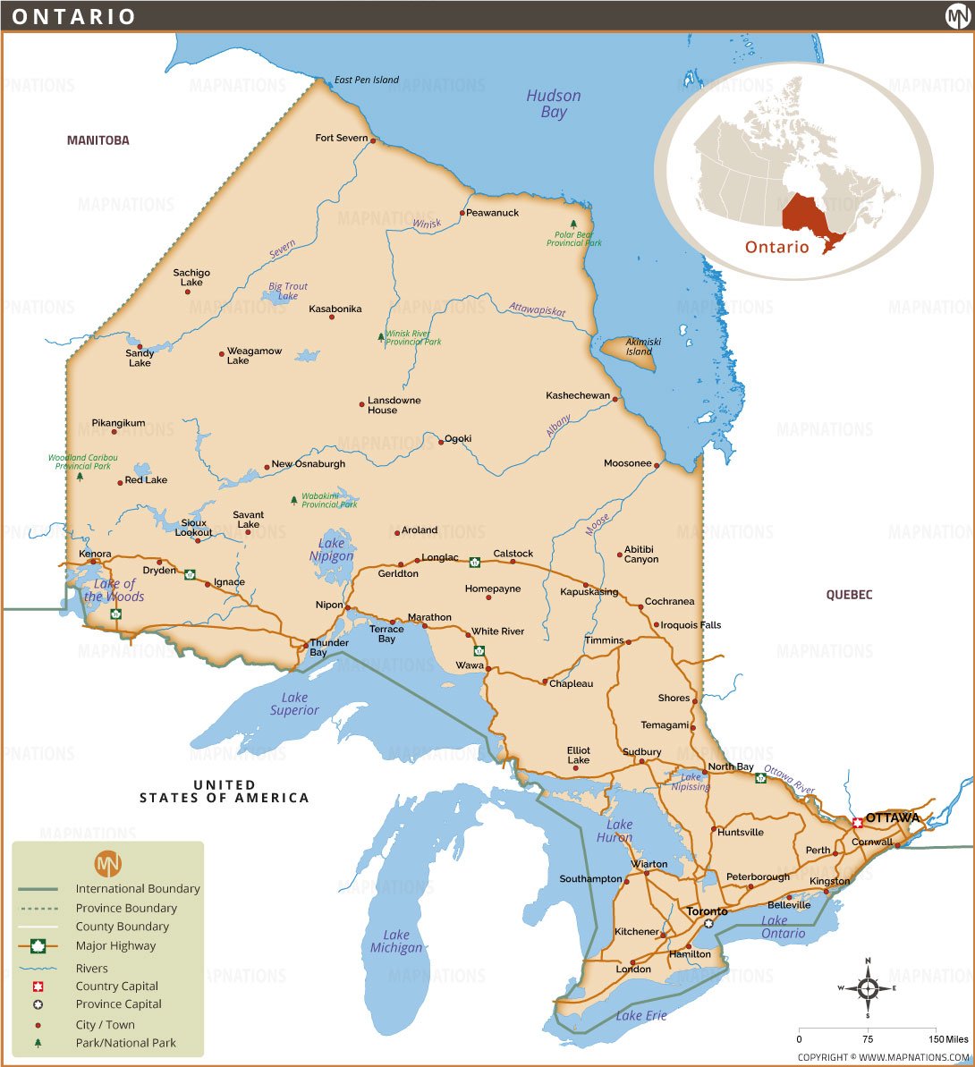 Ontario Map ontario-map
