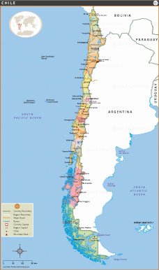 Map of Chile