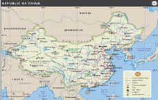 Map of china