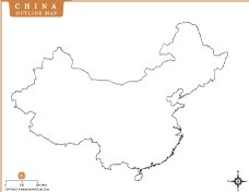 China Outline Map