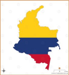 colombia-flag-map