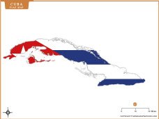 cuba-flag-map