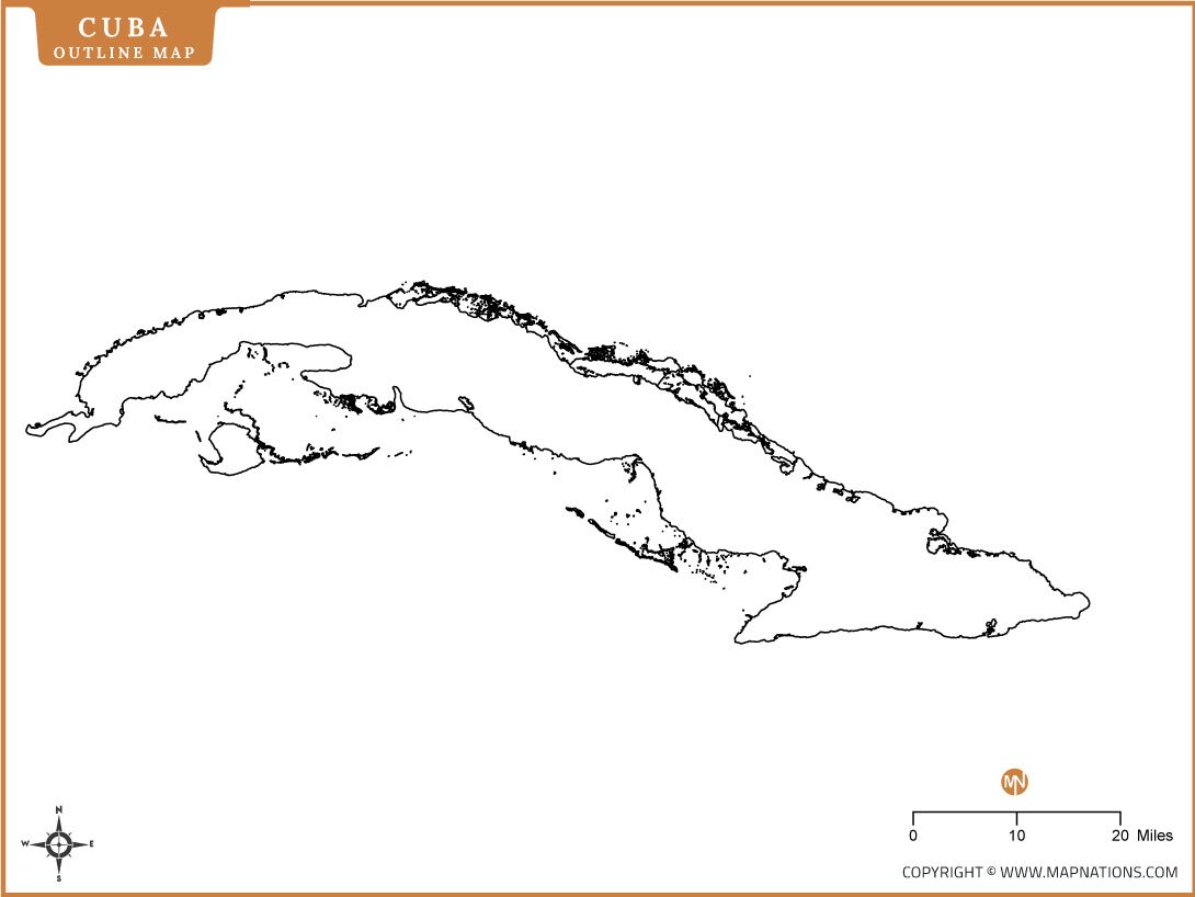 cuba-outline-map