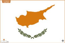 cyprus-flag-map