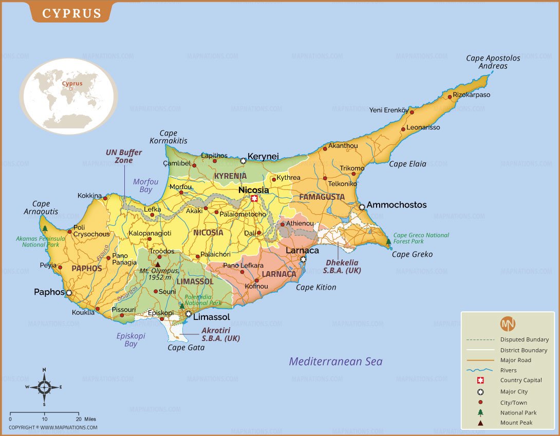 Cyprus Map