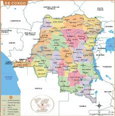 Map of democratic-republic-of-the-congo