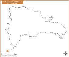 outline-map-of-dominican-republic