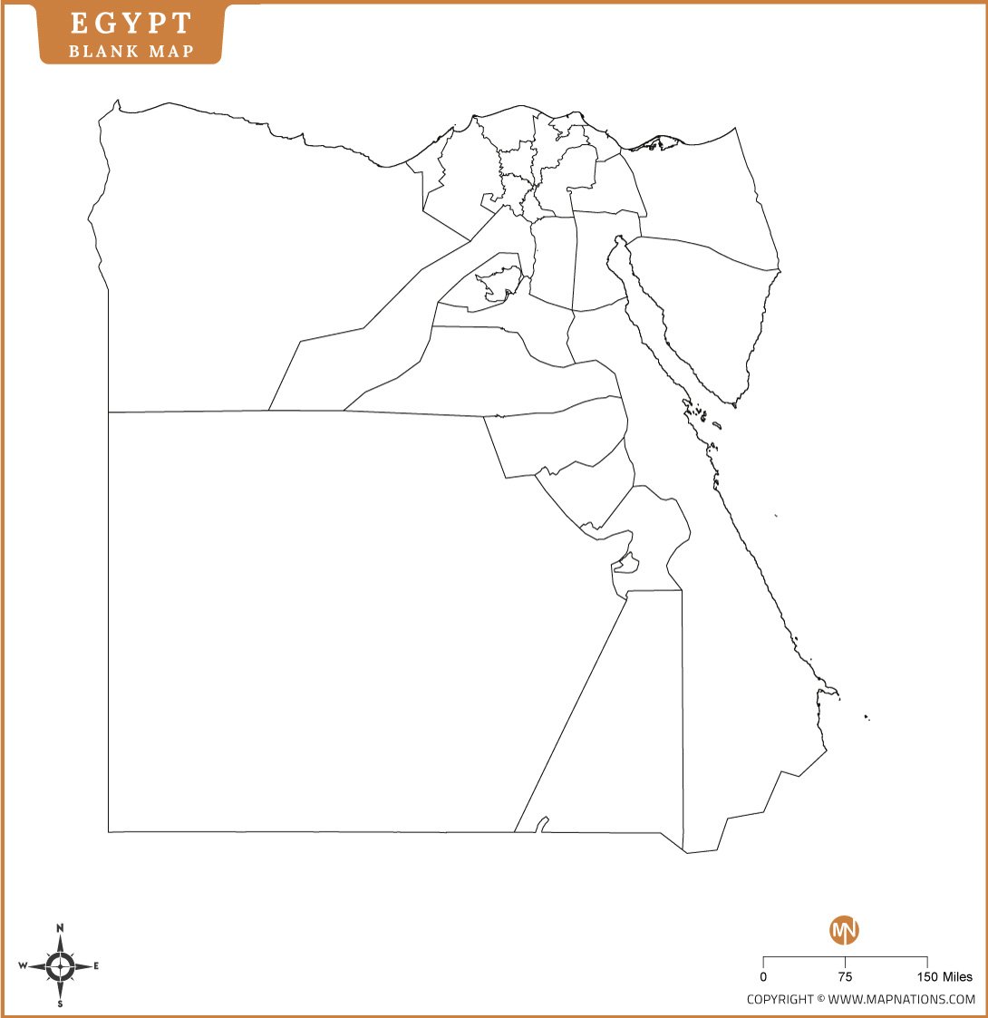 egypt-blank-map