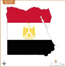 egypt-flag-map