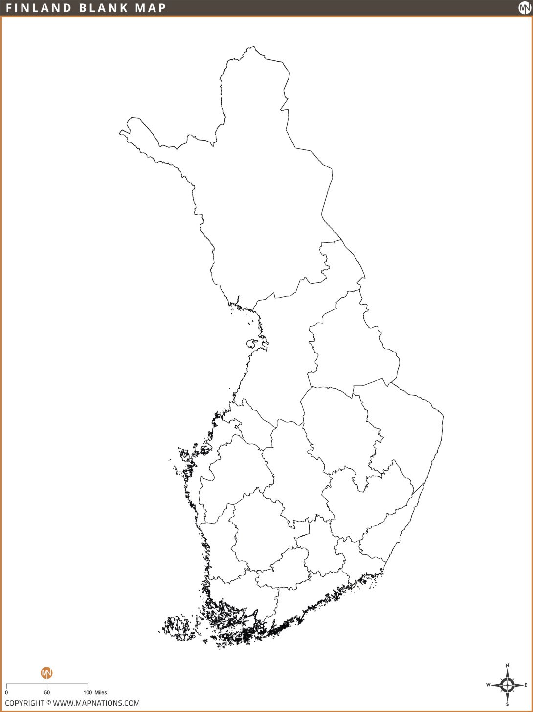 finland-blank-map