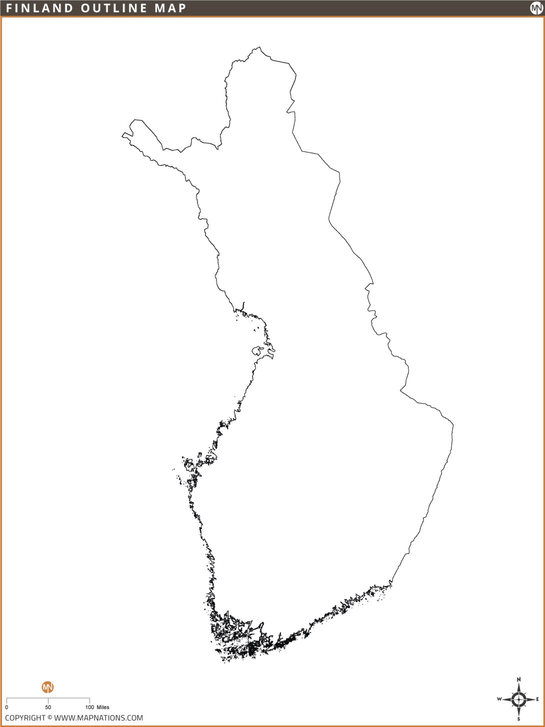 finland-outline-map