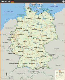 Map of Germany