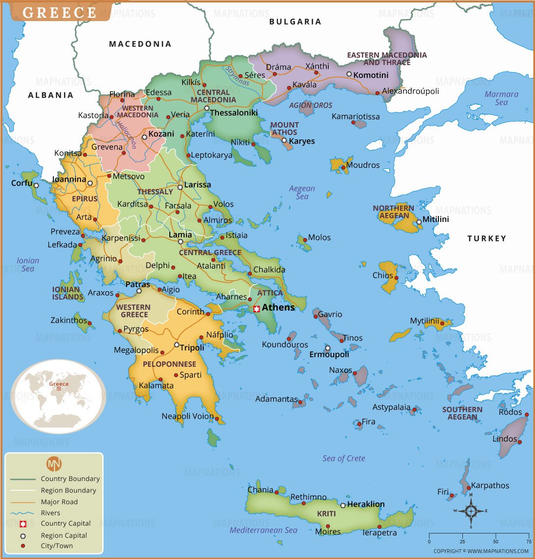 Greece Map
