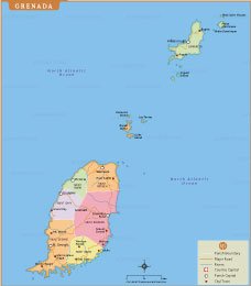 Map of grenada