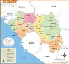 Map of Guinea