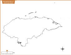 outline-map-of-honduras