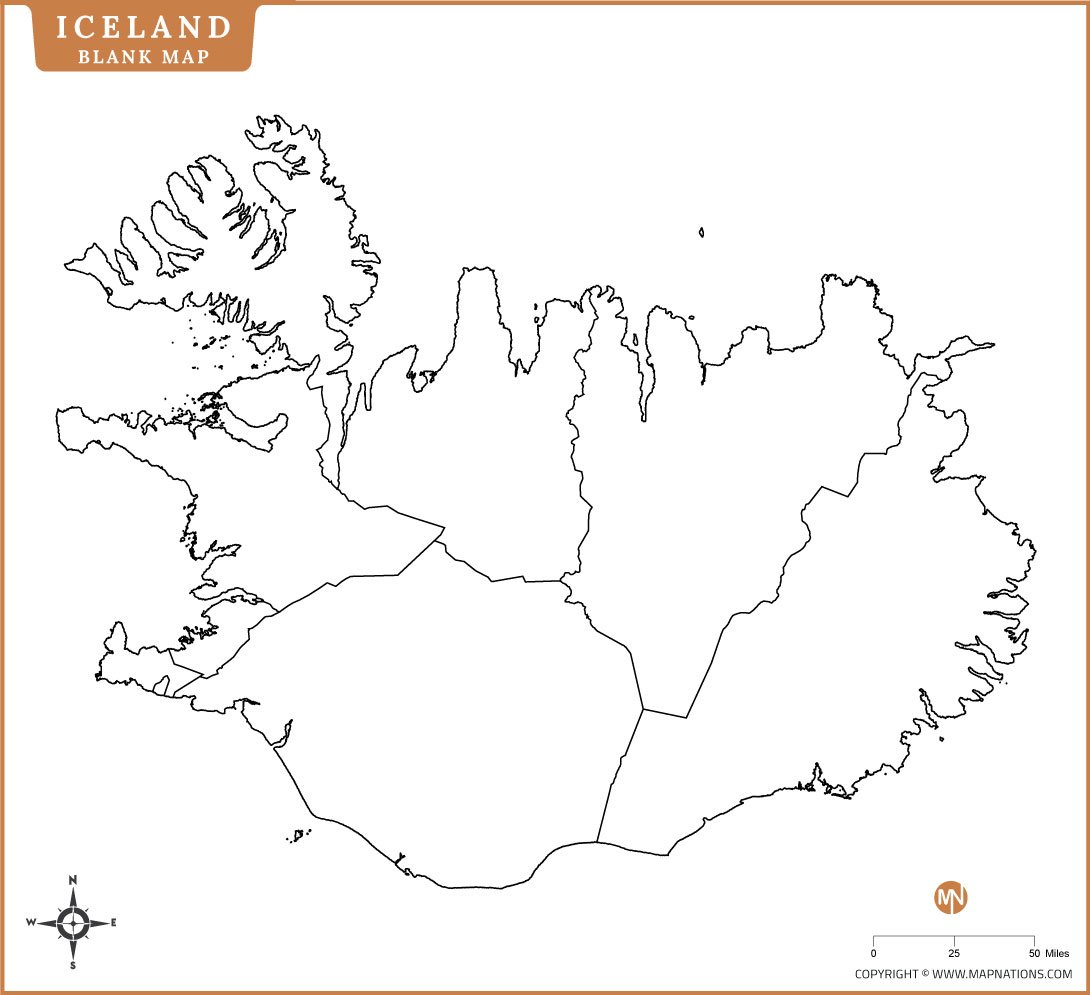 iceland-blank-map