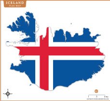 iceland-flag-map