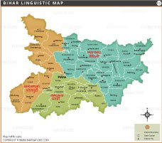 Bihar Linguistic Map