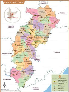 Chhattisgarh Map