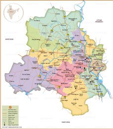 Delhi Map