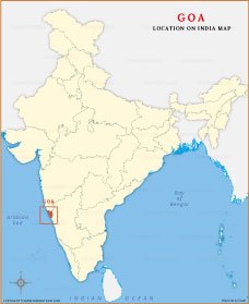 Goa Location Map