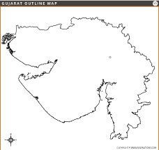 gujarat-outline-map