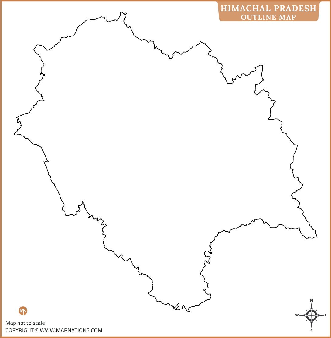 himachal-pradesh-outline-map