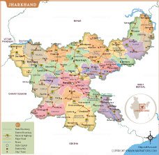 Jharkhand Map