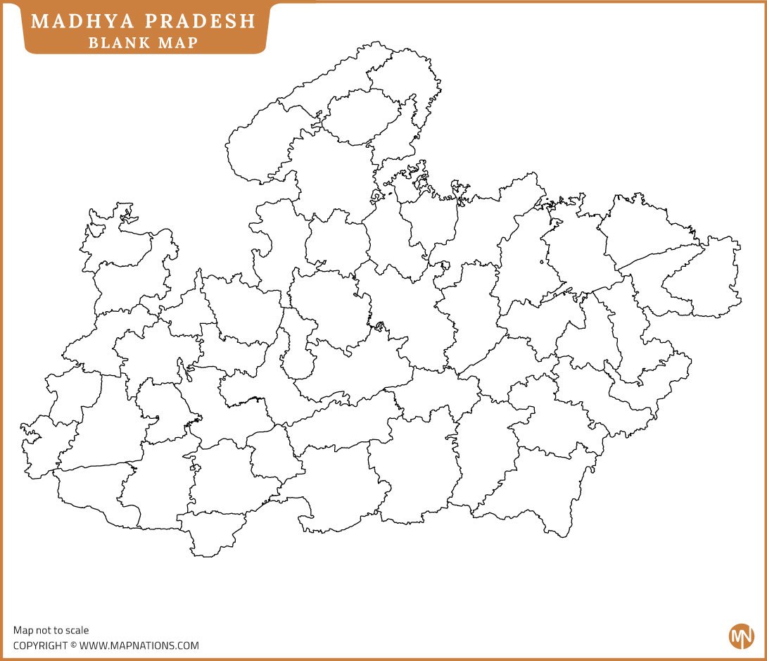 madhya-pradesh-blank-map