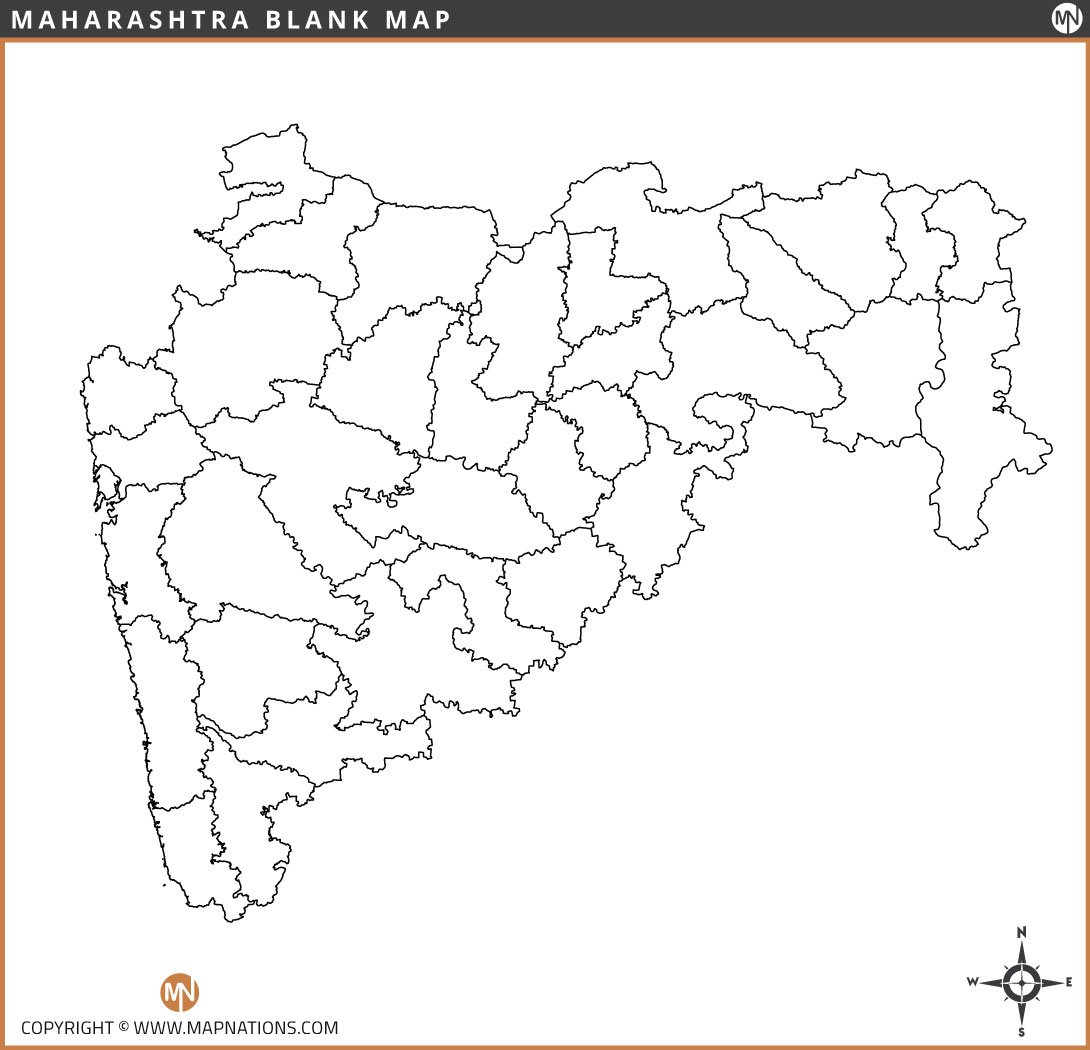 maharashtra-blank-map