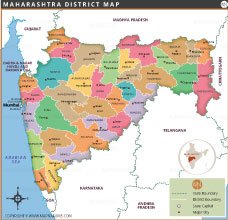 Maharashtra District Map