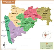 Maharashtra Region Map